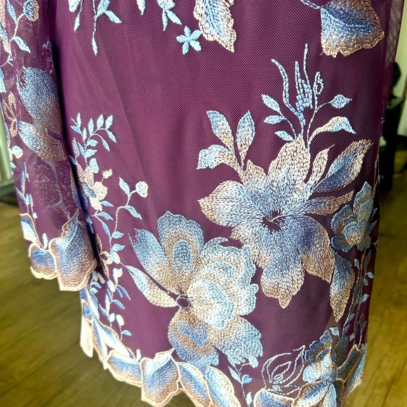 Free People NWT Rosalie Floral Embroidered One Sleeve Mini Dress, 2 - Picture 5 of 16